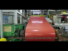 ASTM 0.12mm Warna dilapisi Hot Dip Galvanized Steel Coil Bunga Baru